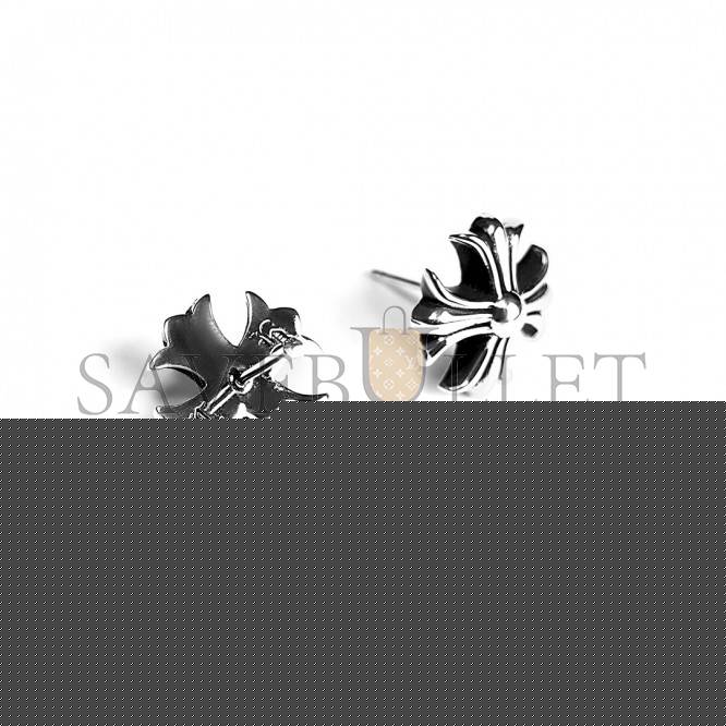 CHROME HEARTS CROSS CUT OUT STUD EARRING