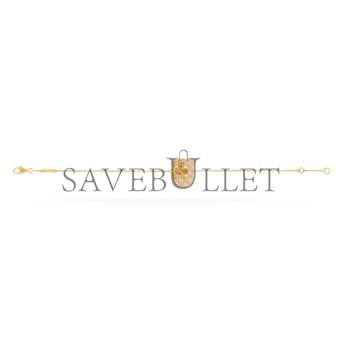 VAN CLEEF ARPELS FRIVOLE BRACELET, MINI MODEL - YELLOW GOLD, DIAMOND VCARP0J200