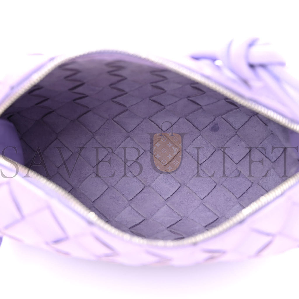bo*te*ga Ve*ne*ta nappa intrecciato mini loop camera bag wisteria (18*11*8cm)