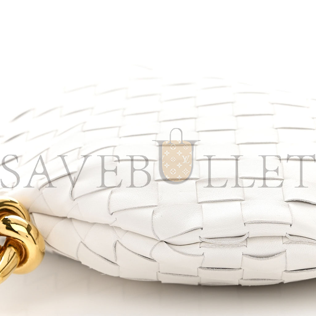 bo*te*ga Ve*ne*ta nappa intrecciato small solstice hobo white (28*25*3cm)