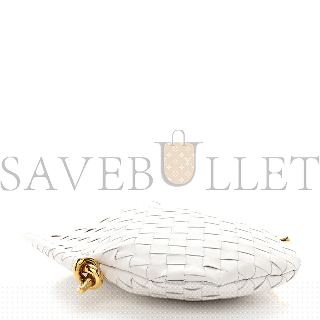 bo*te*ga Ve*ne*ta nappa intrecciato small solstice hobo white (28*25*3cm)
