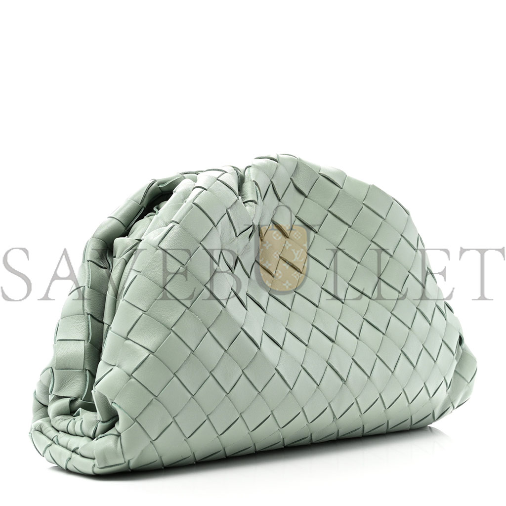 bo*te*ga Ve*ne*ta nappa intrecciato teen pouch sage (30*18*8cm)