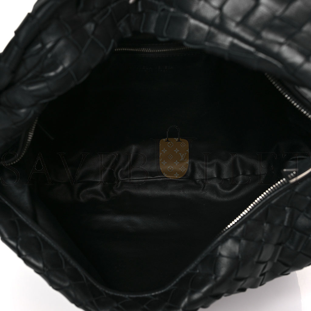 bo*te*ga Ve*ne*ta nappa intrecciato small jodie black  (41*32*13cm)