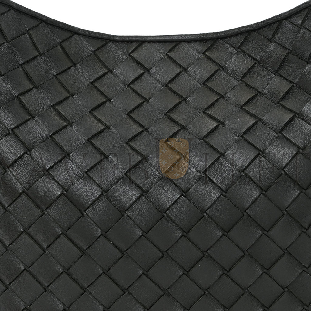 bo*te*ga Ve*ne*ta nappa intrecciato sardine bag black (36*23*4cm)