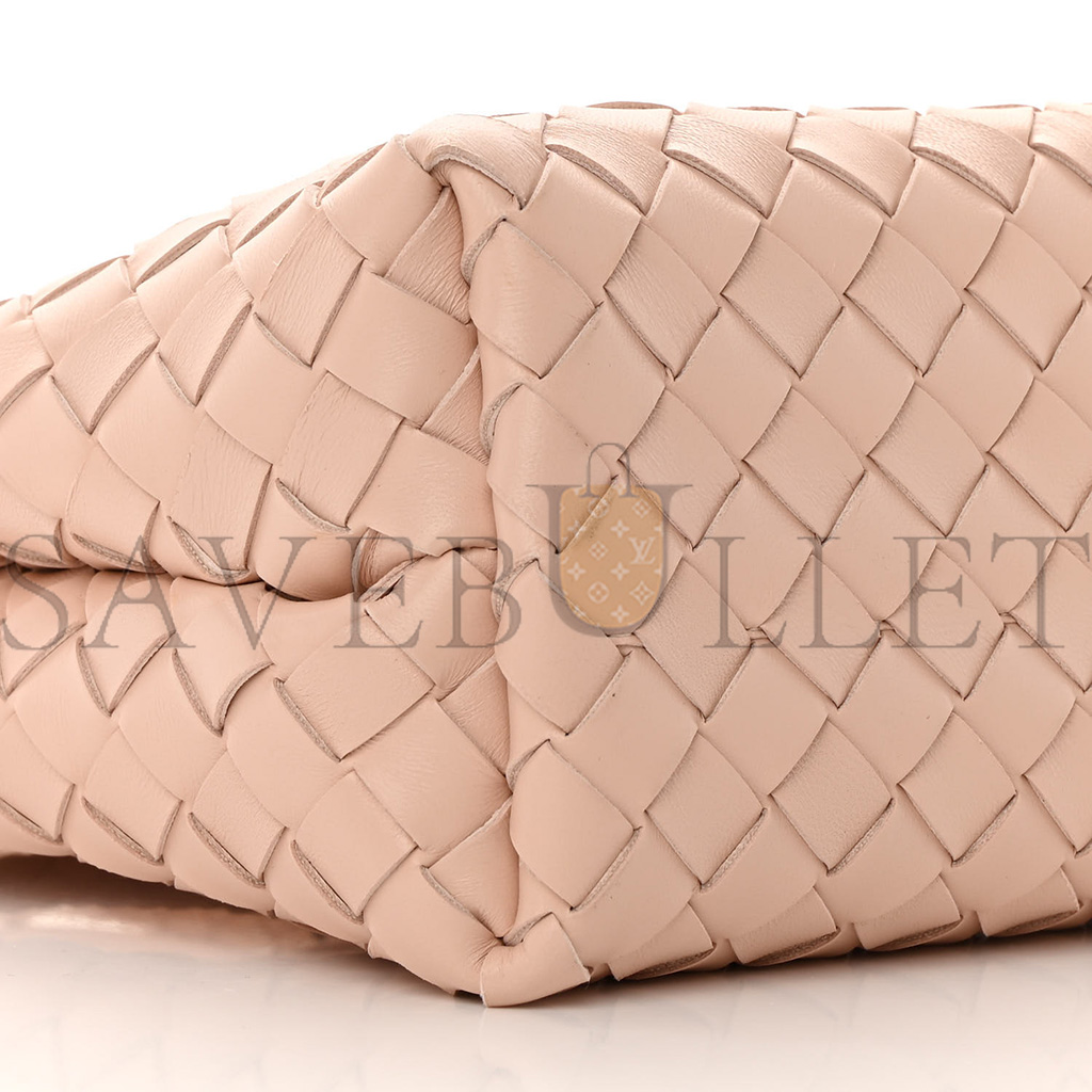 bo*te*ga Ve*ne*ta nappa intrecciato small andiamo shoulder bag nude (25*20*10cm)