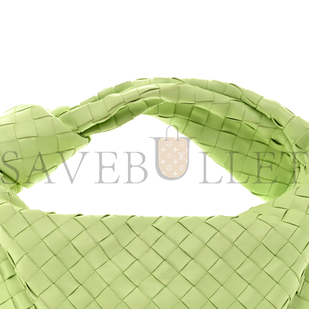 bo*te*ga Ve*ne*ta nappa intrecciato teen jodie hobo pistachio (34*21*9cm)