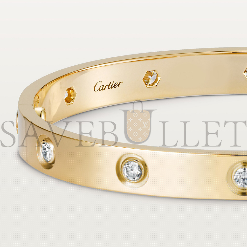 CARTIER LOVE BRACELET, 10 DIAMONDS B6070317