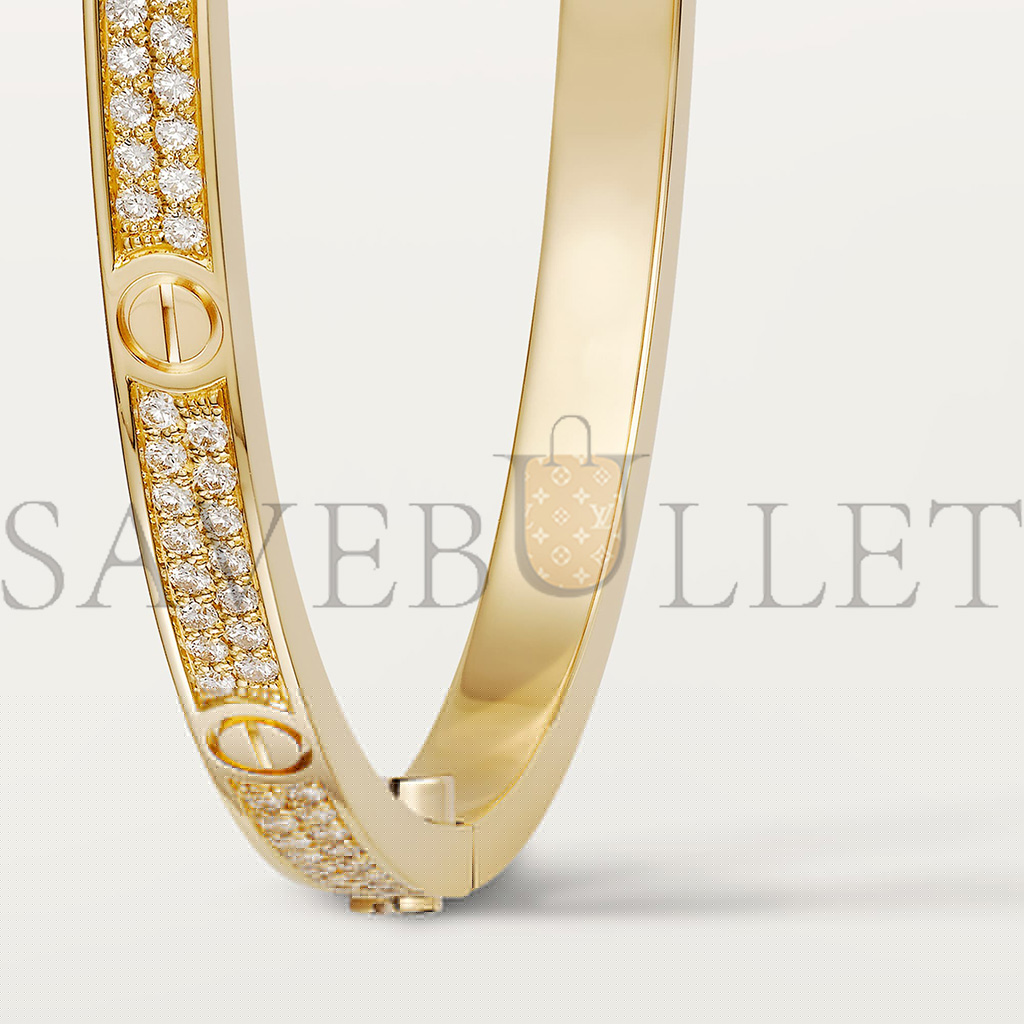 CARTIER LOVE BRACELET, SMALL MODEL, PAVED N6710617