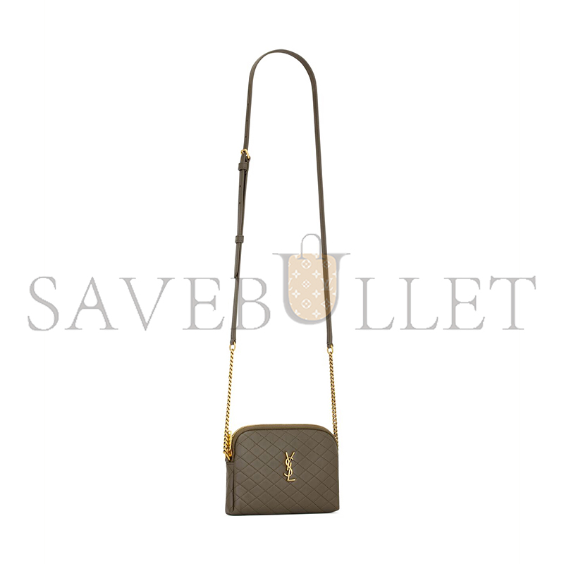 YSL GABY ZIPPERED POUCH IN LAMBSKIN 7336671EL073212 (18*13*3.5cm)
