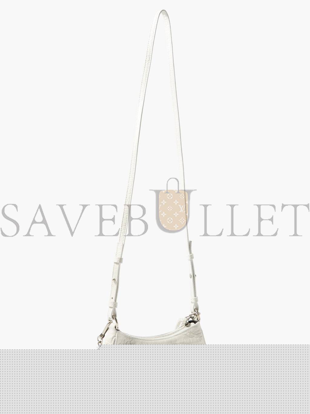 Ba*len*cia*ga white le cagole xs studded leather shoulder bag matchesfashion us (25.6*11.4*7.3cm)
