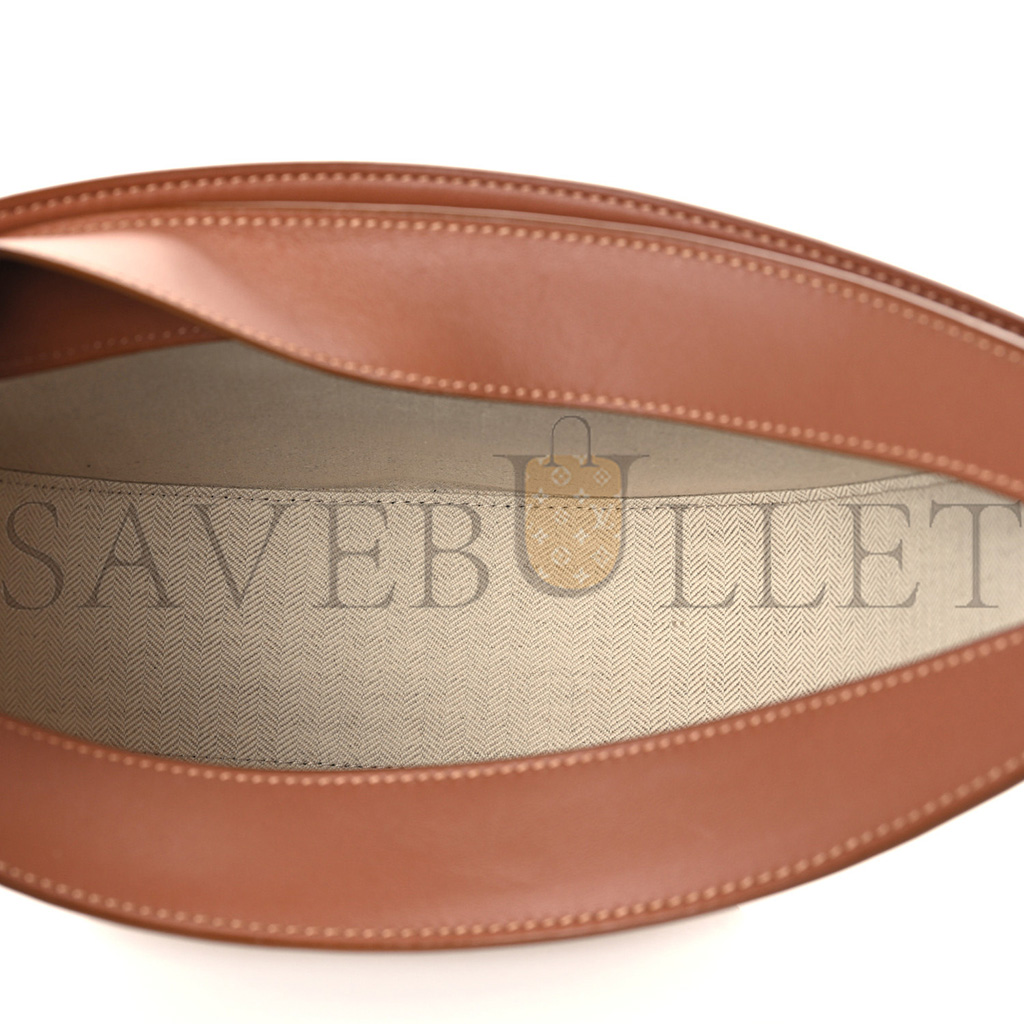 LOEWE JACQUARD ANAGRAM CLALFSKIN LUNA BAG TAN (26*17*8cm)