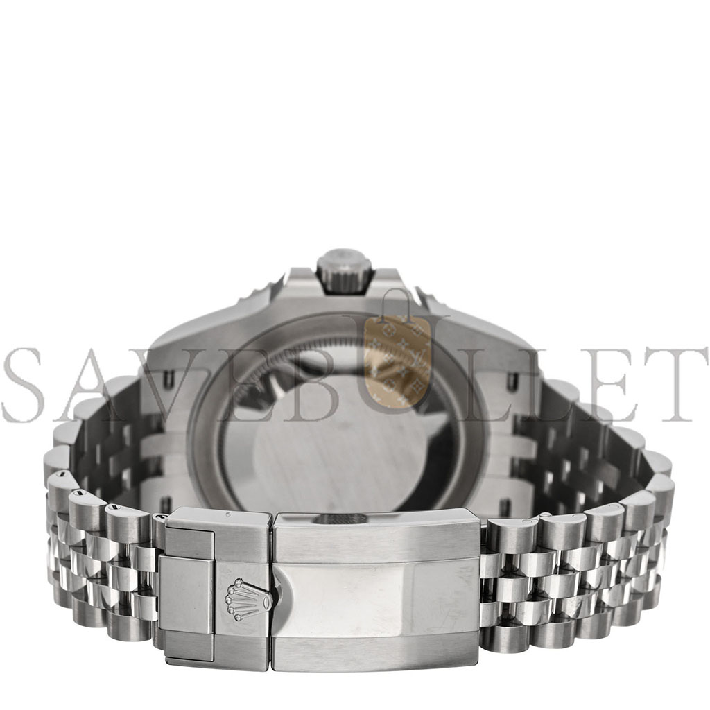 ROLEX STAINLESS STEEL 40MM OYSTER PERPETUAL DATE GMT MASTER Ⅱ "BATGIRL" WATCH 126710BLNR