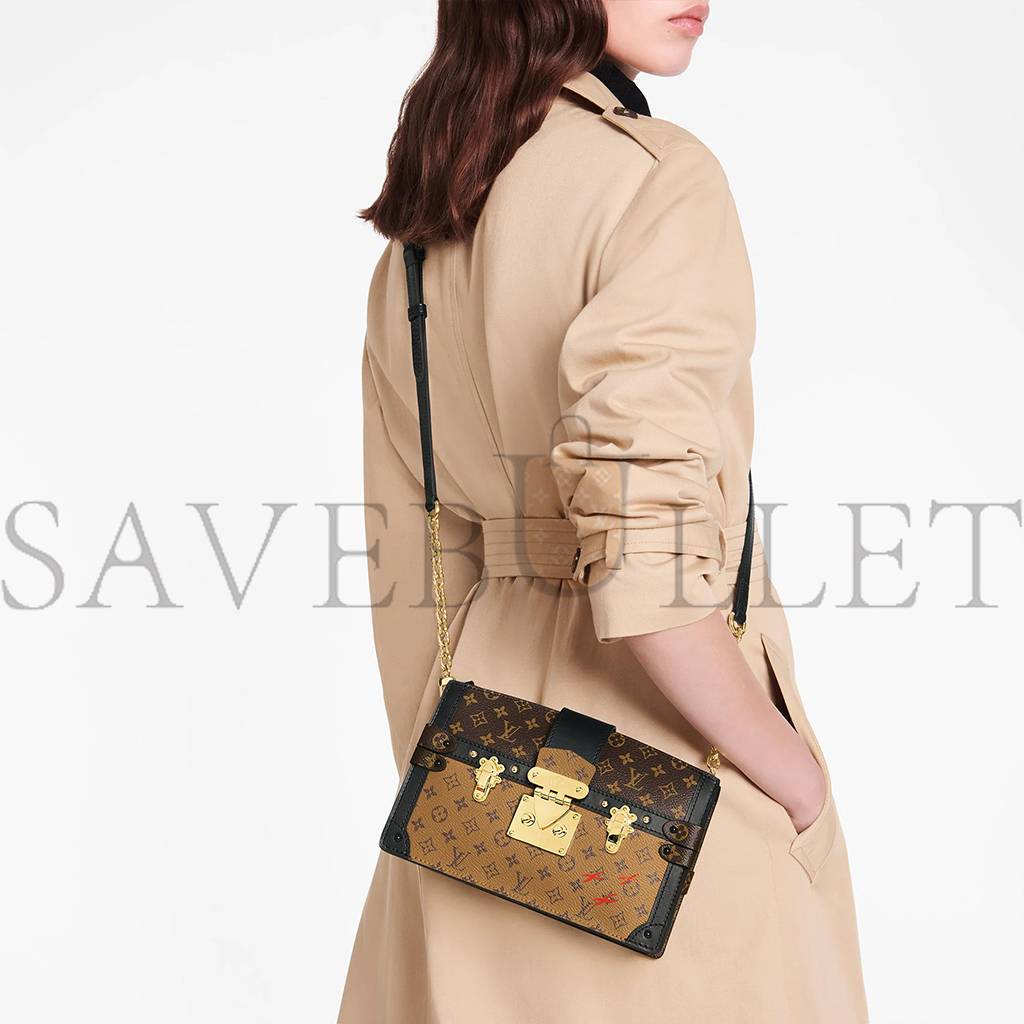 l**is V*t*n trunk clutch handbag m43596 (20*12*5.5cm)
