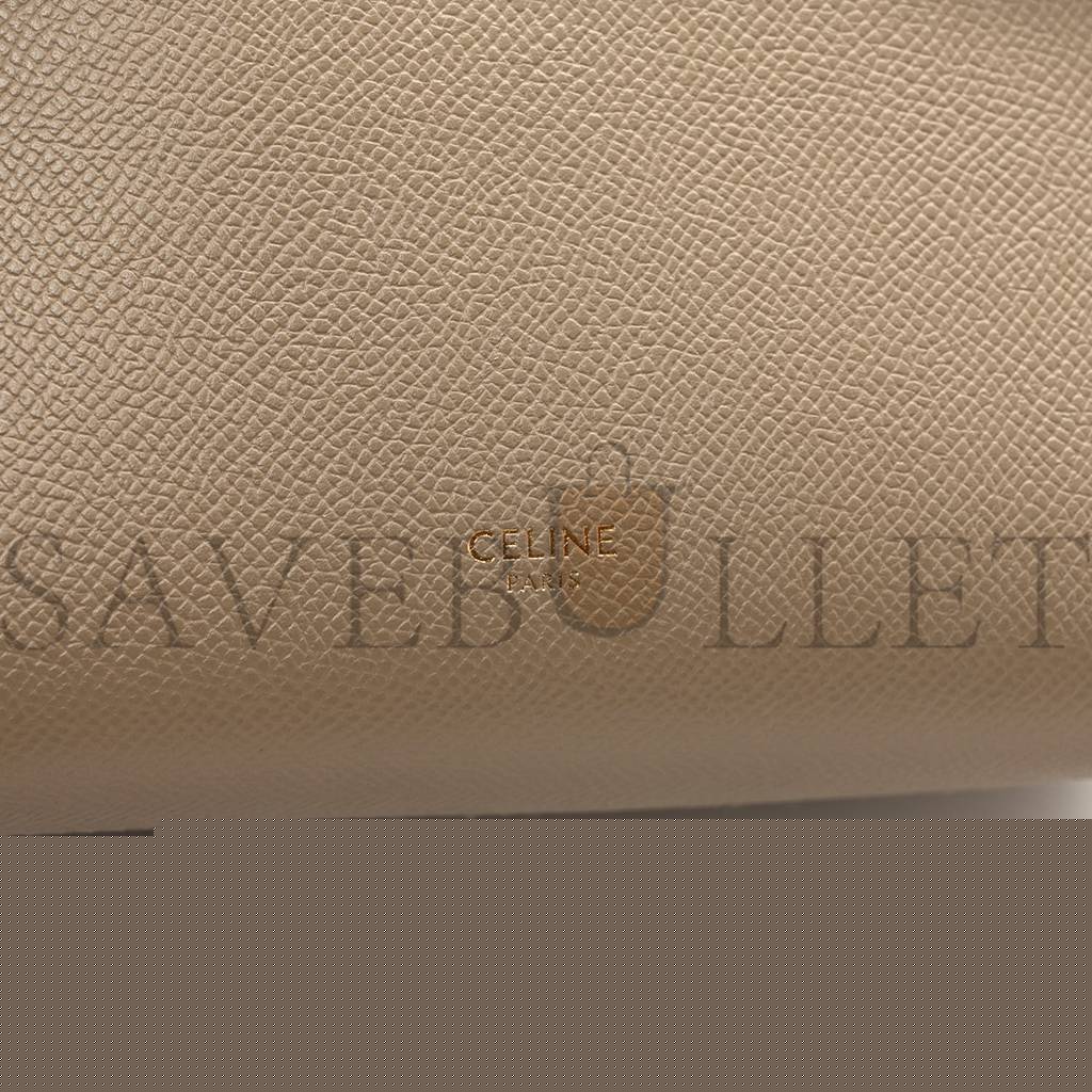 Ce**e grained calfskin nano belt bag light taupe (20*19*11cm)