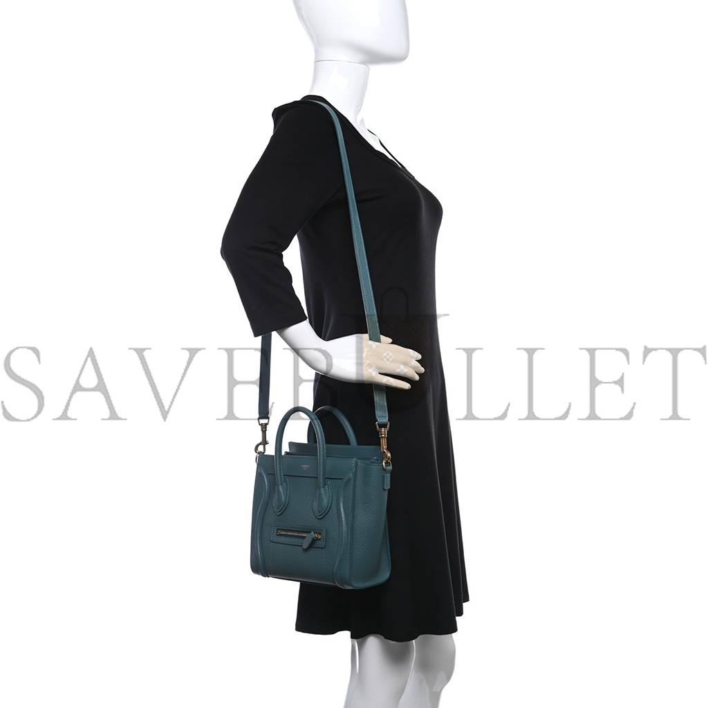 Ce**e goatskin nano luggage antarctic (20*20*8cm)